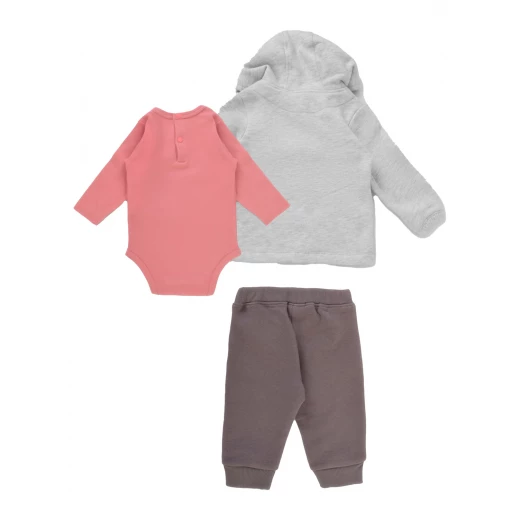 Junior Simple Sweetness Printed Set (Bodysuit, Pants, Hoodi Jacket) (12-18 m) - Junior Clothing - Image 6