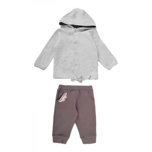 طقم سيمبل سويتنس من جونيور (تبان، بنطلون، جاكيت مع طاقية)، (18-24 شهر) - جونيور كلوذينج - Image 3