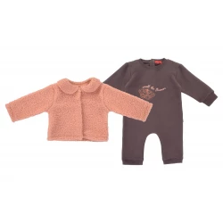 Junior Smell The Flower Bodysuit & Jacket (9-12 m)