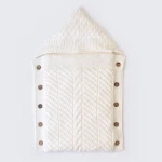 Bi̇Baby Tri̇Ko Swaddle Beige - BiOrganic