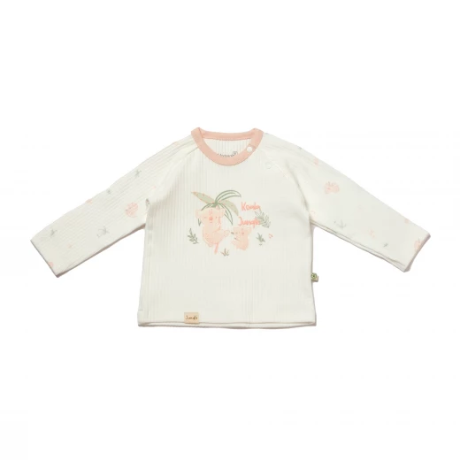 BiOrganic Koala Jungle Sweat Pink (9-12 Months) - BiOrganic - Image 2