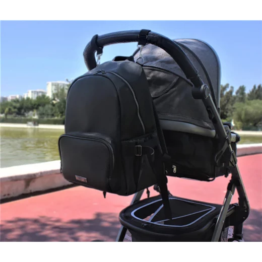 Babyes Laura Mother Bag Black - Babyes - Image 12