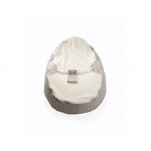 Babyjem Bean Bed Gray Flower - BabyJem - Image 3