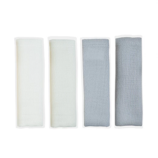Babyjem Muslin Mouth Tissue / 4 Pcs / Grey - BabyJem - Image 8