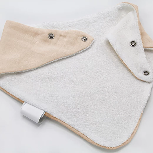 Babyjem Muslin Bib With Teether Salmon - BabyJem - Image 7