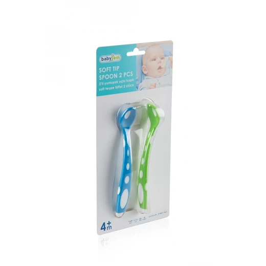 Babyjem Soft Tip Spoon 2 Pcs (Green & Blue) - BabyJem - Image 8