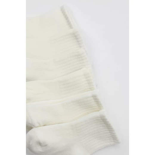 جوارب مسطحة ممشطة، (12-24 شهر) بيج 6 أزواج من بيستايل - BiOrganic - Image 6
