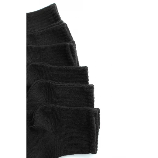 جوارب مسطحة ممشطة، (24-36 شهر) أسود 6 أزواج من بيستايل - BiOrganic - Image 6