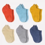 جوارب مبطنة ممشطة (6-12 شهر) (ملون)، 6 أزواج من بيستايل - BiOrganic