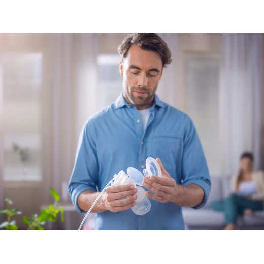 مضخة حليب كهربائية فردية محمولة, بطارية قابلة لإعادة الشحن وتقنية الحركة الطبيعية مع شاشة مؤقت من فيليبس أفينت - فيليبس افينت - Image 7