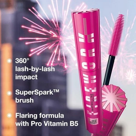 ميبيلين نيويورك ماسكارا لاش سينسيشنال فاير ورك  لون اسود، 10 م - Maybelline - Image 6