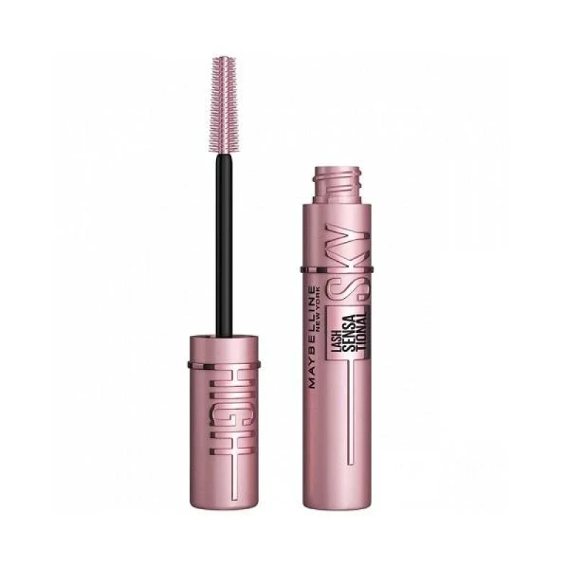 Maybelline New York Black Mascara for Extremely Long Eyelashes Lash Sensational Sky High Mascara Very Black 7.2ml - Maybelline