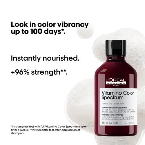 L’Oréal Professionnel Vitamino Color Spectrum Caring Shampoo 1500ml – Shampoo for Color-Treated Hair, Gentle Cleansing, Color Protection, Hydration and Shine Enhancement - Loreal professionnel - Image 5