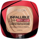 L’Oréal Paris Infaillible 24H Fresh Wear Foundation in a powder, 220 Sand - L'Oreal Paris