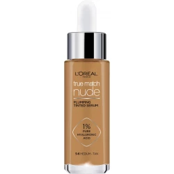 L’Oréal Paris L'Oréal Paris, True Match Nude, Plumping tinted Serum, Shade 5-6, Medium Tan