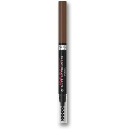 L’Oréal Paris , Infaillible Brows, 24H Filling Triangular Pencil, 5.0 Light Brunette - Waterproof, Sumdge Proof and Transfer Resistant L’Oréal Paris , Infaillible Brows, 24H Filling Triangular Pencil, 5.0 Light Brunette - Waterproof, Sumdge Proof and Transfer Resistant
