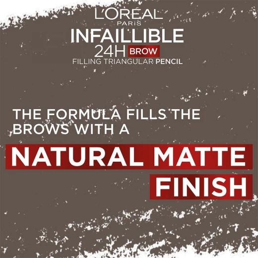 L’Oréal Paris , Infaillible Brows, 24H Filling Triangular Pencil, 5.0 Light Brunette - Waterproof, Sumdge Proof and Transfer Resistant - L'Oreal Paris - Image 5