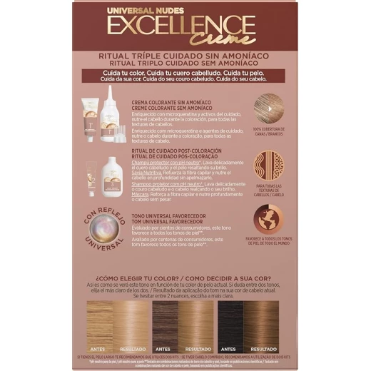 L'Oréal Paris Excellence No Ammonia Universal Nudes- 8U Light Blonde - L'Oreal Paris - Image 2