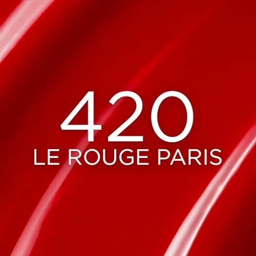 لوريال باريس سيروم ملمع شفاه مرطب يدوم طويلا وغني بحمض الهيالورونيك من هيالورن، 420 لو روج باريس (احمر عالمي) - لوريال باريس - Image 9
