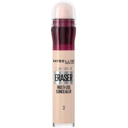 MAYBELLINE New York Instant Anti Age Eraser Eye-Concealer, Dark Circles and Blemish Concealer, Ultra Blendable Formula, 03 Fair