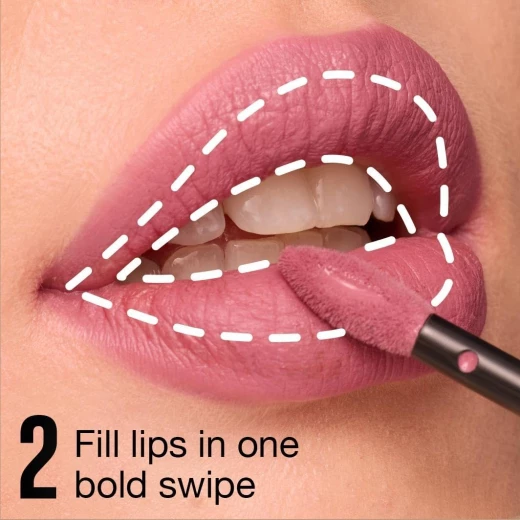 ميبيلين نيويورك أحمر شفاه روج سائل سوبر ستاي مات اينك  - 155 - سافانت - Maybelline - Image 5