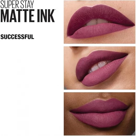 MAYBELLINE New York New York New York Superstay Matte Ink Liquid Lipstick Pink Edition, 165 Success - Maybelline - Image 3