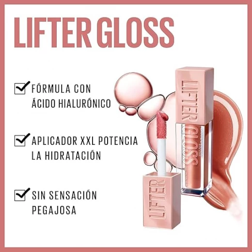ميبيلين نيويورك ليفتر جلوس بحمض الهيالورونيك، 001 بيرل - Maybelline - Image 4