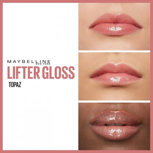 ميبيلين نيويورك ليفتر جلوس ملمع شفاه  بحمض الهيالورونيك 009 توباز - Maybelline - Image 2