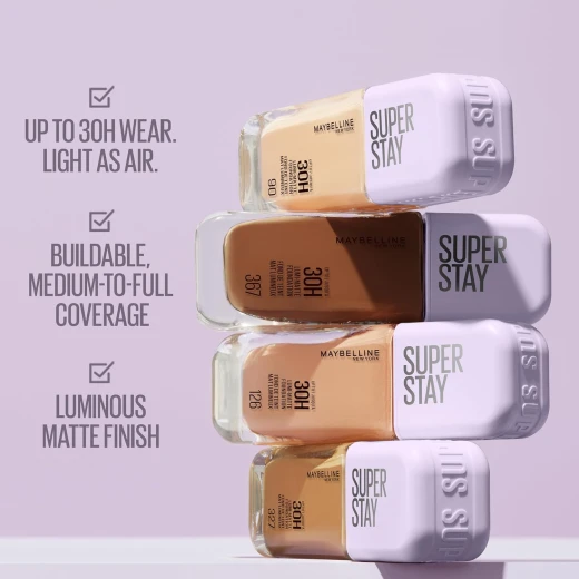 Maybelline New York Superstay Lumi-Matte Light Foundation - 248 - Maybelline - Image 2