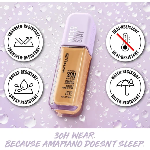 Maybelline New York Superstay Lumi-Matte Light Foundation - 126 - Maybelline - Image 4