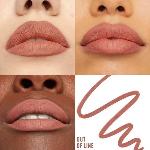 ميبيلين ليب لاينر قلم تحديد الشفاه من 04 اوت اوف لاين - قلم تحديد الشفاه بحمض الهيالورونيك - Maybelline - Image 2