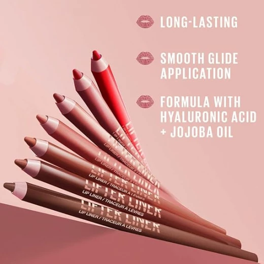 ميبلين ليب لاينر ليفتر لاينر 08 فائن لاين - قلم تحديد الشفاه مع حمض الهيالورونيك - Maybelline - Image 6