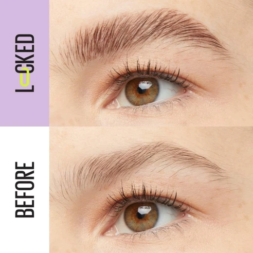 Maybelline New York Super Lock Brow Glue Tinted Eyebrow Gel, 24HR Hold Long-Lasting Non-Sticky Waterproof, Flake-Proof, Transfer-Proof - Medium Brown  - Maybelline - Image 7