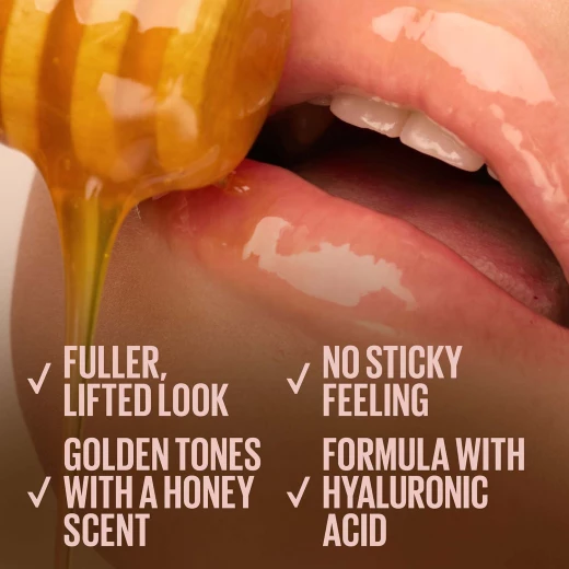 Maybelline New York, Lifter Gloss Honey'd, Hydrating Lip Gloss with Hyaluronic Acid, 027 Toffee - Maybelline - Image 4