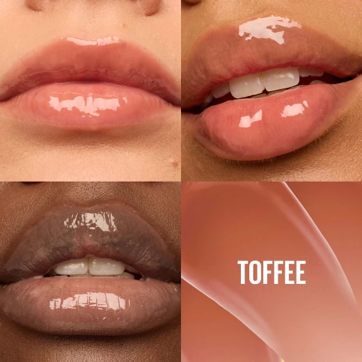 Maybelline New York, Lifter Gloss Honey'd, Hydrating Lip Gloss with Hyaluronic Acid, 027 Toffee - Maybelline - Image 7