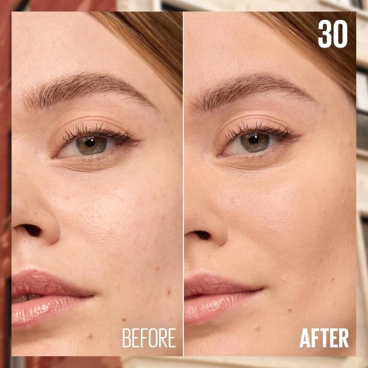 Maybelline New York Fit Me BB Nude Liquid Foundation SPF 50, 24H Hydration Lightweight Natural Dewy Finish with 2% Niacinamide - 30 - Maybelline - Image 7