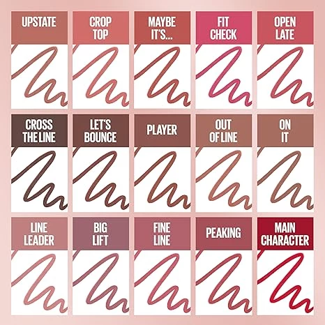MAYBELLINE Lifter Liner Lip Liner Makeup, Lip Pencil with Hyaluronic Acid For A Fuller, Lifted Make Up Look, Upstat 011e - Maybelline - Image 3