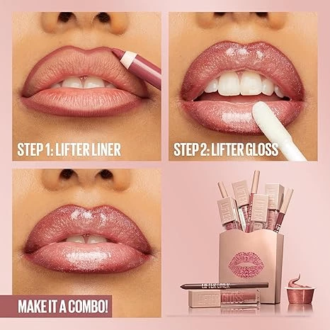 MAYBELLINE Lifter Liner Lip Liner Makeup, Lip Pencil with Hyaluronic Acid For A Fuller, Lifted Make Up Look, Upstat 011e - Maybelline - Image 4