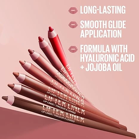 MAYBELLINE Lifter Liner Lip Liner Makeup, Lip Pencil with Hyaluronic Acid For A Fuller, Lifted Make Up Look, Upstat 011e - Maybelline - Image 6