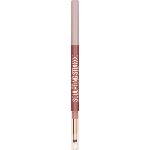 Maybelline New York Sculpting Stix Eyeliner 2-in-1 Dual Ended Liner Up to 24HR Wear Blendable, Budge-Proof - 11 Rosy Sculpt Maybelline New York Sculpting Stix Eyeliner 2-in-1 Dual Ended Liner Up to 24HR Wear Blendable, Budge-Proof - 11 Rosy Sculpt