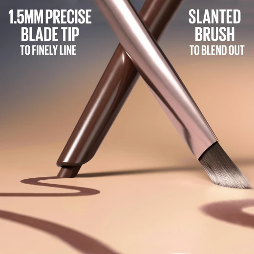 Maybelline New York Sculpting Stix Eyeliner 2-in-1 Dual Ended Liner Up to 24HR Wear Blendable, Budge-Proof - 15 Smooth Espresso - Maybelline - Image 4