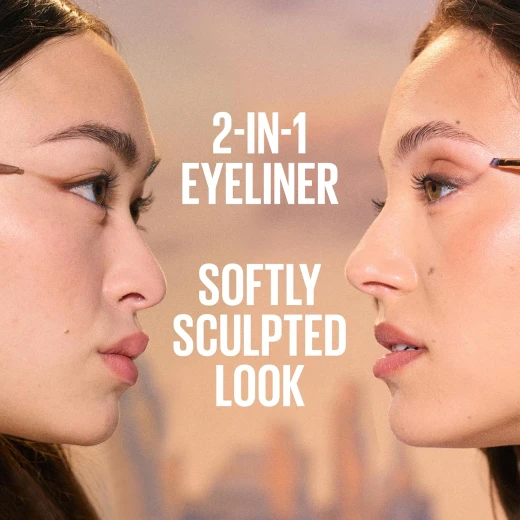 Maybelline New York Sculpting Stix Eyeliner 2-in-1 Dual Ended Liner Up to 24HR Wear Blendable, Budge-Proof - 15 Smooth Espresso - Maybelline - Image 6