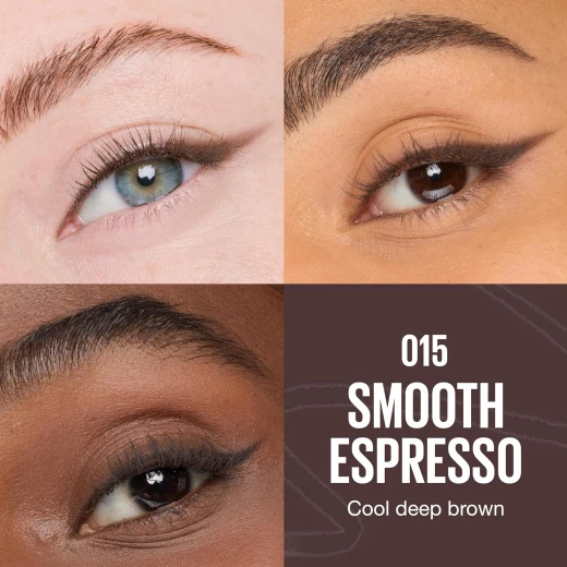 Maybelline New York Sculpting Stix Eyeliner 2-in-1 Dual Ended Liner Up to 24HR Wear Blendable, Budge-Proof - 15 Smooth Espresso - Maybelline - Image 7