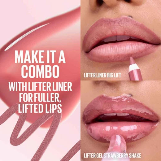 Maybelline New York Oil-in-Gel Lip Gloss Click Pen with Passionfruit Oil, 24Hours Hydration & Reflective Glass-Like Shine, Scented Non-Sticky Formula to Smooth Lip Lines, Shade: 004 - Sugar Sprit - Maybelline - Image 2