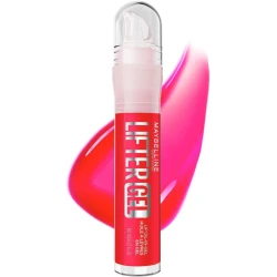 Maybelline New York Oil-in-Gel Lip Gloss Click Pen with Passionfruit Oil, 24H Hydration & Reflective Glass-Like Shine, Scented Non-Sticky Formula to Smooth Lip Lines, Shade: 005 - Melon-Ade