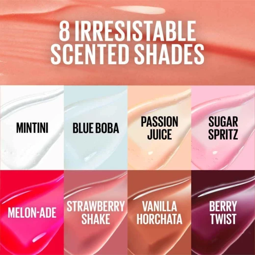 Maybelline New York Oil-in-Gel Lip Gloss Click Pen with Passionfruit Oil, 24H Hydration & Reflective Glass-Like Shine, Scented Non-Sticky Formula to Smooth Lip Lines, Shade: 005 - Melon-Ade - Maybelline - Image 7