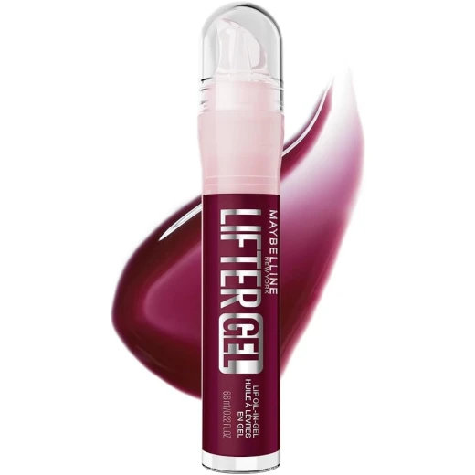 Maybelline New York Oil-in-Gel Lip Gloss Click Pen with Passionfruit Oil, 24Hours Hydration & Reflective Glass-Like Shine, Scented Non-Sticky Formula to Smooth Lip Lines, Shade: 008 - Berry Twist