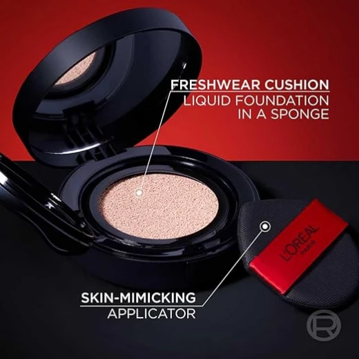 L'Oréal Paris Infaillible Fresh Wear Cushion Foundation, Long-Lasting, Lightweight, Flawless 24HR Coverage, K-beauty Inspired, 260 - L'Oreal Paris - Image 3