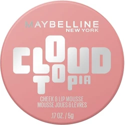 Maybelline Cloudtopia Blush for Cheeks and Lip Mousse, Ultra-Vivid, Pigmented Formula for Up to 14HR of Blush and Lip Makeup Color, Dreamy Dawn 09