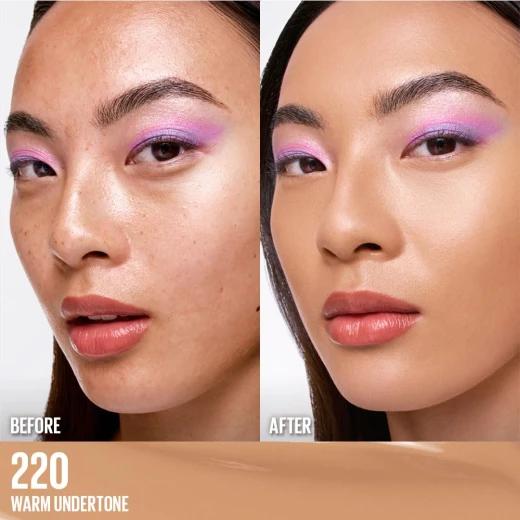 Maybelline Super Stay Matte Max Cushion Foundation, Shade 220, SPF 30,11g - Maybelline - Image 4